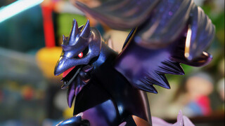 What Pokémon figure can make the colorful black concrete???