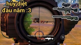 PUBG Mobile - Bổ Mắt Với M249 + Scope 6x Không Zoom | Combo Hủy Diệt Map Đầu Năm Mới