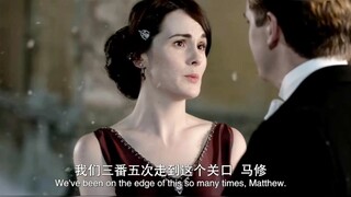 【唐顿庄园】最后一段话真的太感人了，“我们各自走过一段旅程，现在是时候携手同行了”matthew与Mary双向奔赴的爱情太美好了