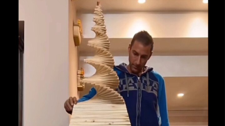 The architect’s Christmas tree really is out of this world…