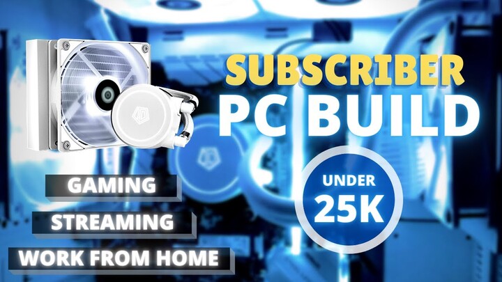 SUBSCRIBER PC BUILD under 25K ft. Frostflow X ID Cooling for Gaming, Streaming & Work from Home 2020