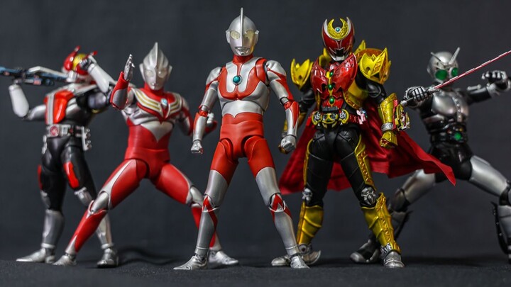 Are the current 6-inch figurines so fun to play with? Share the original Ultraman with real bone scu