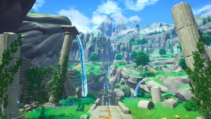 【Unreal Engine 4】การทดสอบฉากโอเพ่นเวิลด์แบบสไตล์ภาพในสภาพแวดล้อมจริง
