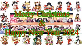 [ฝึกพากย์] Kimetsu no Yaiba Fan Manga Special Merry Christmas & Happy New Year 2024🎴🎄🎅⛄❄🎆🎇🎊🎉