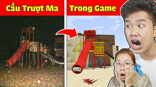 bqThanh Cùng Ốc REACTION Siêu Cầu Trượt THE EXTRA SLIDE Ngoài Đời và Trong Minecraft Trông Như Nào ?