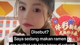 Disebut? Saya sedang makan ramen dan melihat ada toko lotere di sebelah. Saya bosan dan masuk