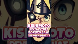 Did Kishimoto Just Tell Us That Boruto Will Die?! #shorts #boruto #naruto
