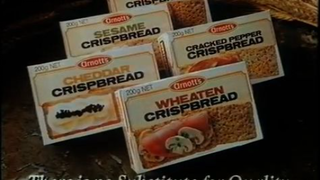 Arnotts Crispbread 1990 Ad Nz