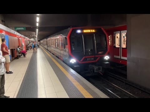 BEST MOTOR SOUND EVER! Riding the awesome Serie 900 "Meneghino" on the Milan Metro on M1, M2 and M3