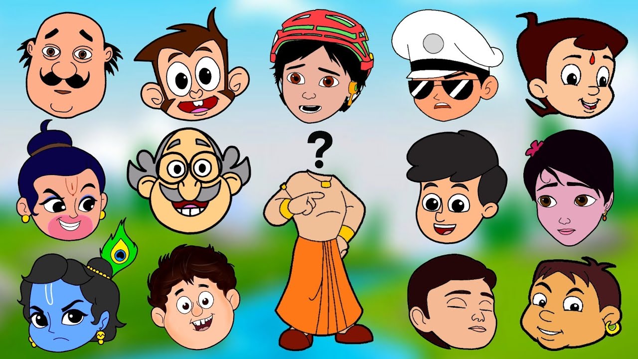 Chhota Bheem, Little Singham Shadow Puzzle || Latest Cartoon Game Video -  Bilibili