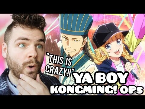 First Time Hearing 'YA BOY KONGMING!' Openings & Endings | ANIME REACTION