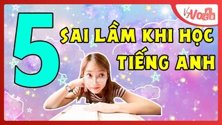 5 sai lầm khi học Tiếng Anh, mãi không tiến bộ | VyVocab Ep.57 | Khánh Vy