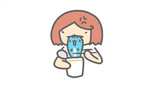 一边洗澡~一边吃桶面