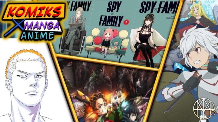 Slamdunk movie blockbuster, Spy x Family Wins Big, Demon Slayer and Dan Machi News