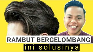 cara mengatasi rambut bergelombang pria - ini solusinya untuk rambut yang bergelombang