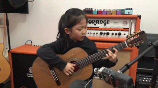 "Fly Me to the Moon" oleh Gitaris Cewek Miumiu berumur 6 Tahun 3 Bulan