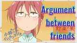 Argument between friends