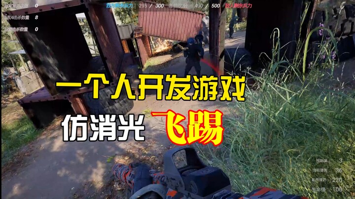 Một người phát triển game, điều chỉnh động tác đá bay, thêm tính năng phản đòn sau khi đá bay.