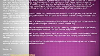 How To Make A WordPress Blog