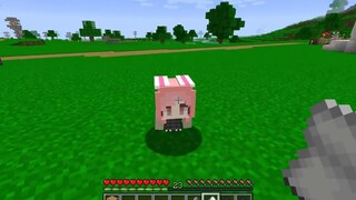 PANDA THỬ THÁCH TIÊU DIỆT QUÁI VẬT BIỂN CỨU DÂN LÀNG TRONG MINECRAFT_HEBI CHẾ TẠ