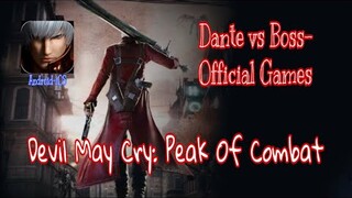 Devil May Cry: Peak Of Combat-Dante vs Boss-Official Games by Capcom