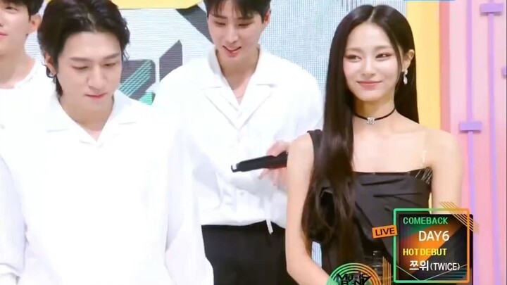 【Chu Ziyu】Wawancara panggung promosi musik debut solo “Run Away” di Music Bank, 240906