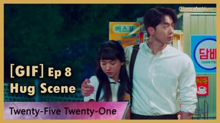 [GIF] Twenty Five Twenty One Episode 8 - Nam Joo Hyuk is Hugging Kim Tae Ri for 3 Minutes Straight