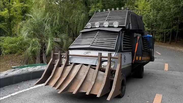 What if you run out of power in a doomsday scenario? Just install solar panels on your doomsday vehi