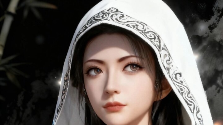 Cerita Kultivasi Orang Biasa, Pakaian Baru Nan Gong Wan, Jubah Panjang Bertudung Putih