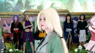 Tsunade dilatih oleh militer untuk menarikan tarian baru