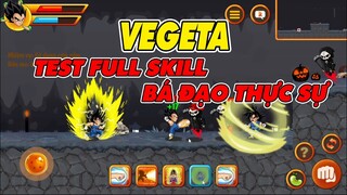 Rồng Thần Online ✅ Nhân vật VEGETA, test full kỹ năng, tăng tiềm năng khi train quái