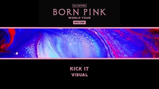 blackpink kick it visual (born pink tour ecore