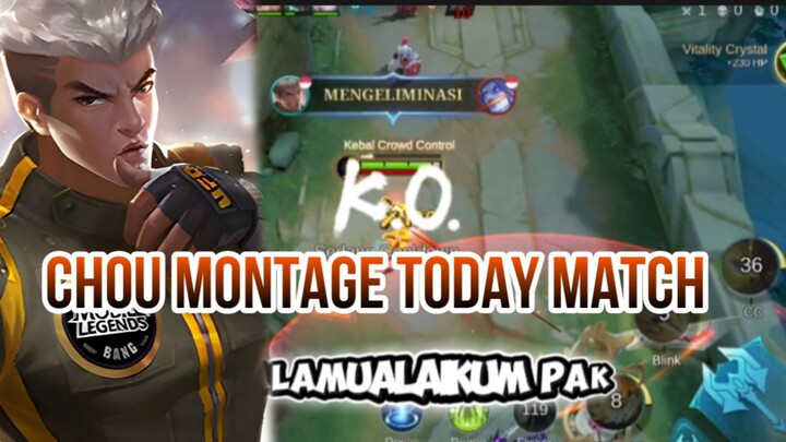 CHOU MONTAGE TODAY MATCH