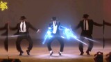 【迈克尔杰克逊】给MJ加上五毛特效♥#炫光舞蹈＃