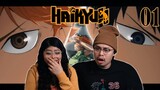 HINATA IS AMAZING! HAIKYUU!! SEASON 1 EPISODE 1 (BLIND REACTION)