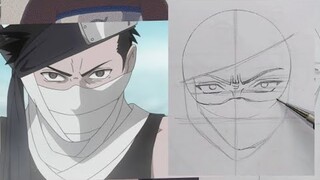 Passo a Passo De Como Desenhar Zabuza Momochi De Naruto
