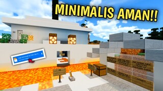 RUMAH INI MINIMALIS DAN SISTEM KEAMANAN NYA LUMAYAN BAGUS!! - Map Showcase Minecraft #173