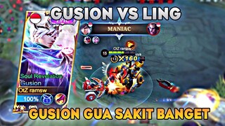 Maniac Gusion Sakit Banget Pake Build Ini Jika Snowball, Gusion Vs Ling