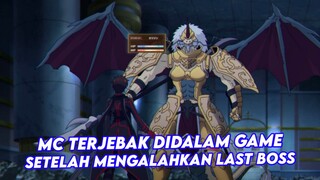 mc terjebak didalam game yang dia mainkan setelah mengalahkan boss terakhir