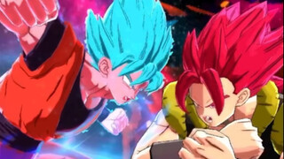 Super Saiyan God Sharette และ King Fist Super Blue Goku ที่รวมกันนั้นทรงพลังพอๆ กัน [ดราก้อนบอลLegen