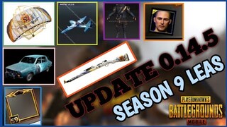 SEASON 9 ROYAL PASS : NEW EMOTES , OUTFITS AND REWARD | PUBG MOBILE 0.14.5 UPDATE | 💥