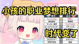 白菜看日本小孩的职业梦想排行 看到第一名当场绷不住 时代变了