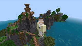 Minecraft / Fully Completing The Parkour Island | Croco World By Blockception Part 2