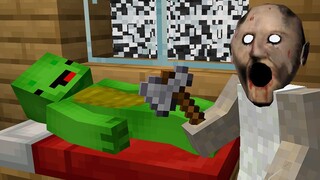 Granny catch Mikey in Minecraft (JJ & Mikey gameplay) Nico Cash Smirky Cloudy Maizen