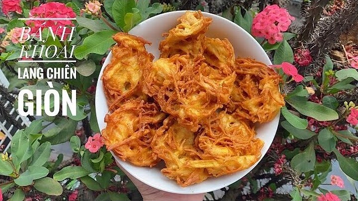 BÁNH KHOAI LANG CHIÊN GIÒN- MÓN ĂN VẶT SIÊU NGON #42 | Góc Bếp Thơm Bơ