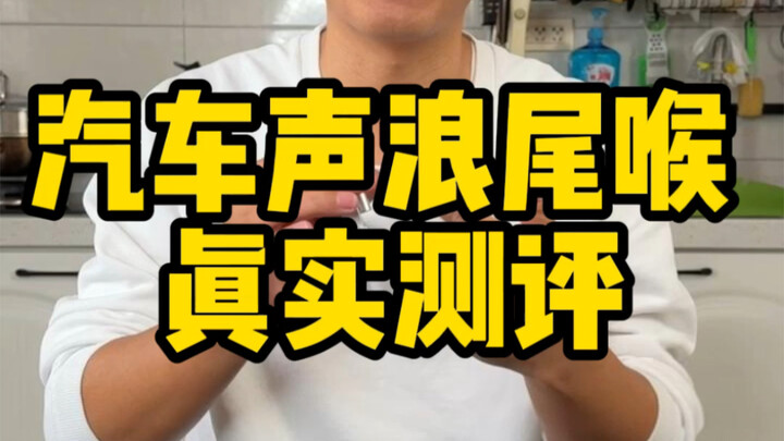 Setelah knalpot ekor suara mobil ini terpasang, apakah benar-benar mengeluarkan suara yang keren?