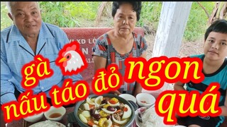 Món Ngon Mỗi Ngày/Chia Sẽ Bí Quyết Làm Gà Nấu Táo Siêu Ngon#### Thái lầy vlog