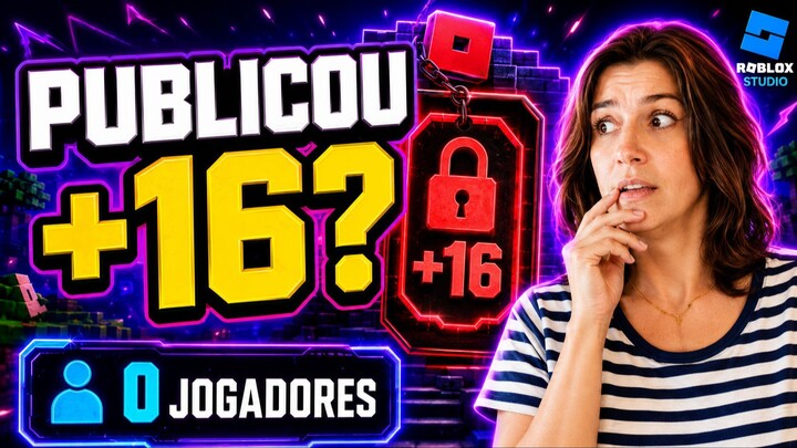 Como Publicar Jogos no Roblox para Menores de 16 Anos | Projeto 500 | ** Resolvido **