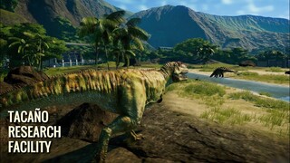 Giganotosaurus vs All Stegosaurids - Tacaño Research Facility (4K 60FPS)