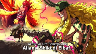 ONE PIECE 1132 -Panas! LOKI & KID Jadi Aliansi SHIKI! Singa Emas ! Shiki Rival Rogers Kembali di